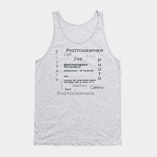 Photographer definition Tank Top